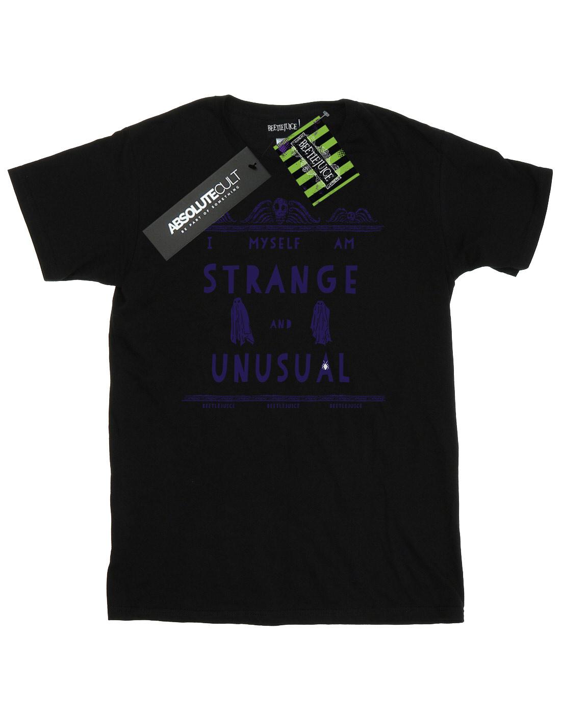 Black - Front - Beetlejuice Mens Strange And Unusual T-Shirt
