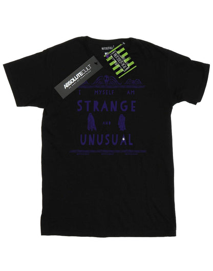 Black - Front - Beetlejuice Mens Strange And Unusual T-Shirt