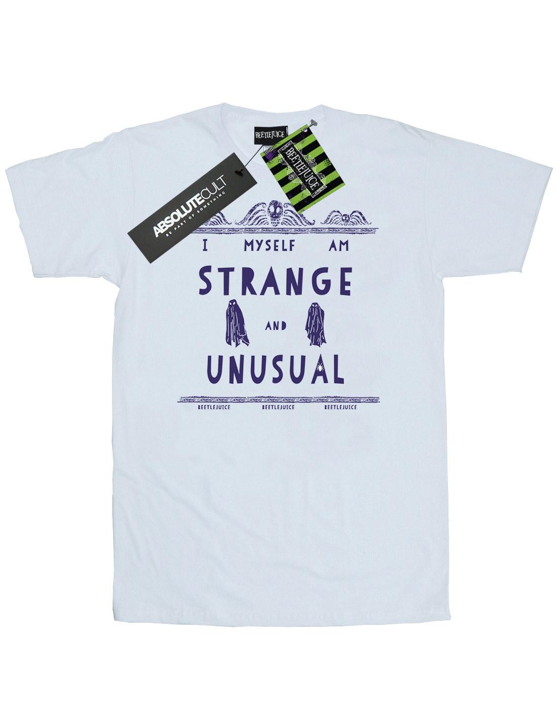 White - Front - Beetlejuice Mens Strange And Unusual T-Shirt