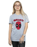 Sports Grey - Back - Deadpool Womens-Ladies Seriously Cotton Boyfriend T-Shirt