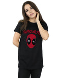 Black - Lifestyle - Deadpool Womens-Ladies Seriously Cotton Boyfriend T-Shirt