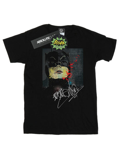 Black - Front - DC Comics Mens Batman TV Series Signature Painting T-Shirt