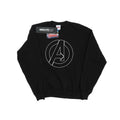 Sports Grey - Front - Avengers Assemble Mens Logo Cotton Sweatshirt