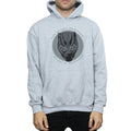 Sports Grey - Side - Black Panther Mens Made In Wakanda Cotton Hoodie