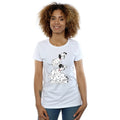 White - Back - 101 Dalmatians Girls Chair Cotton T-Shirt