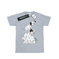 Sports Grey - Front - 101 Dalmatians Girls Chair Cotton T-Shirt