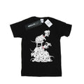 Black - Front - 101 Dalmatians Girls Chair Cotton T-Shirt