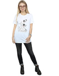 White - Lifestyle - 101 Dalmatians Womens-Ladies Chair Boyfriend T-Shirt