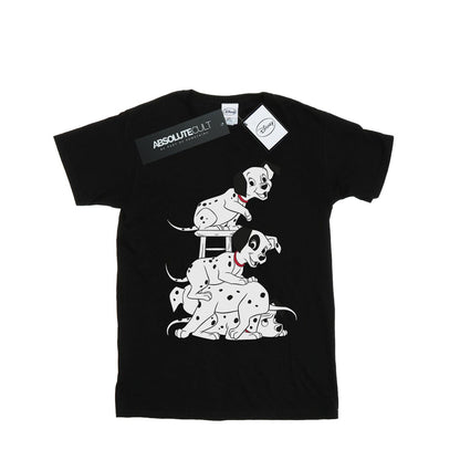Black - Front - 101 Dalmatians Womens-Ladies Chair Boyfriend T-Shirt