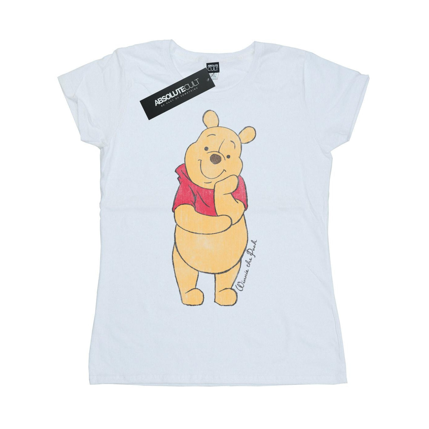 White - Front - Winnie the Pooh Womens-Ladies Character Heather T-Shirt