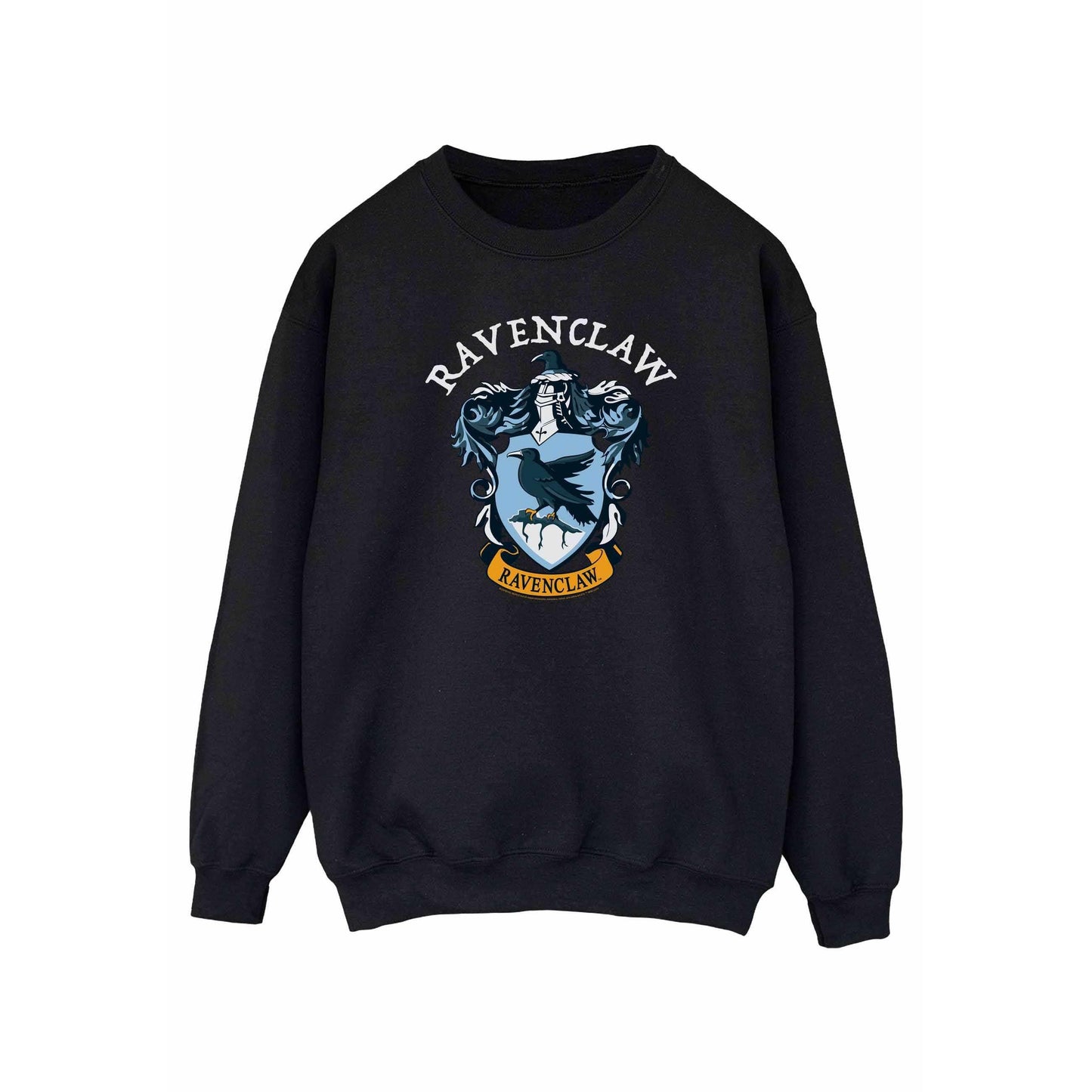 Black - Front - Harry Potter Womens-Ladies Ravenclaw Cotton Sweatshirt