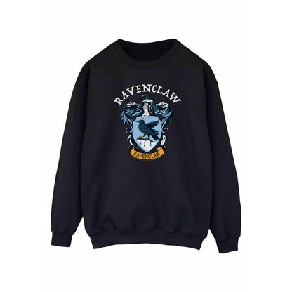 Black - Front - Harry Potter Womens-Ladies Ravenclaw Cotton Sweatshirt