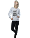 Heather Grey - Lifestyle - The Big Bang Theory Womens-Ladies Knock Knock Penny Sheldon Cotton Sweatshirt