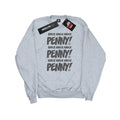 Heather Grey - Front - The Big Bang Theory Womens-Ladies Knock Knock Penny Sheldon Cotton Sweatshirt