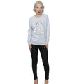 Grey - Side - 101 Dalmatians Womens-Ladies Pongo And Perdita Heather Sweatshirt