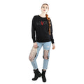 Black - Side - It Womens-Ladies Loser Lover Sweatshirt