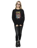 Black - Close up - DC Comics Womens-Ladies Femme Power Wonder Woman Sweatshirt