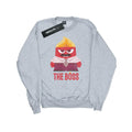 Sports Grey - Front - Inside Out Mens The Boss Anger Sweatshirt