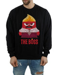 Black - Pack Shot - Inside Out Mens The Boss Anger Sweatshirt