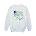 White - Front - Finding Dory Girls Ocean Adventure Sweatshirt