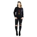 Black - Side - It Womens-Ladies Pennywise Shadow Sweatshirt