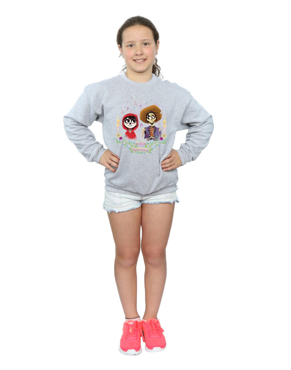 Sports Grey - Lifestyle - Coco Girls Miguel And Hector Cotton Sweatshirt