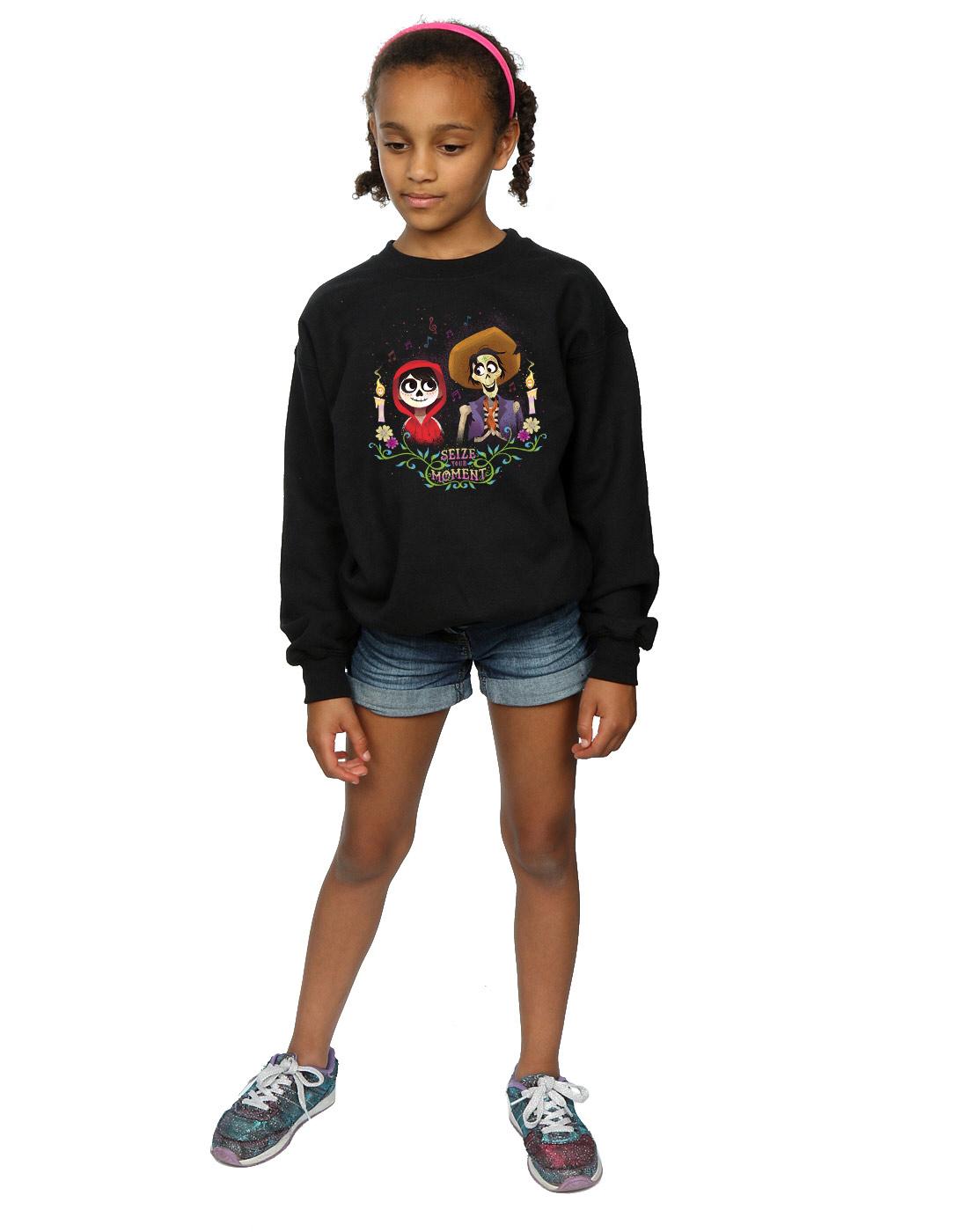 Black - Lifestyle - Coco Girls Miguel And Hector Cotton Sweatshirt