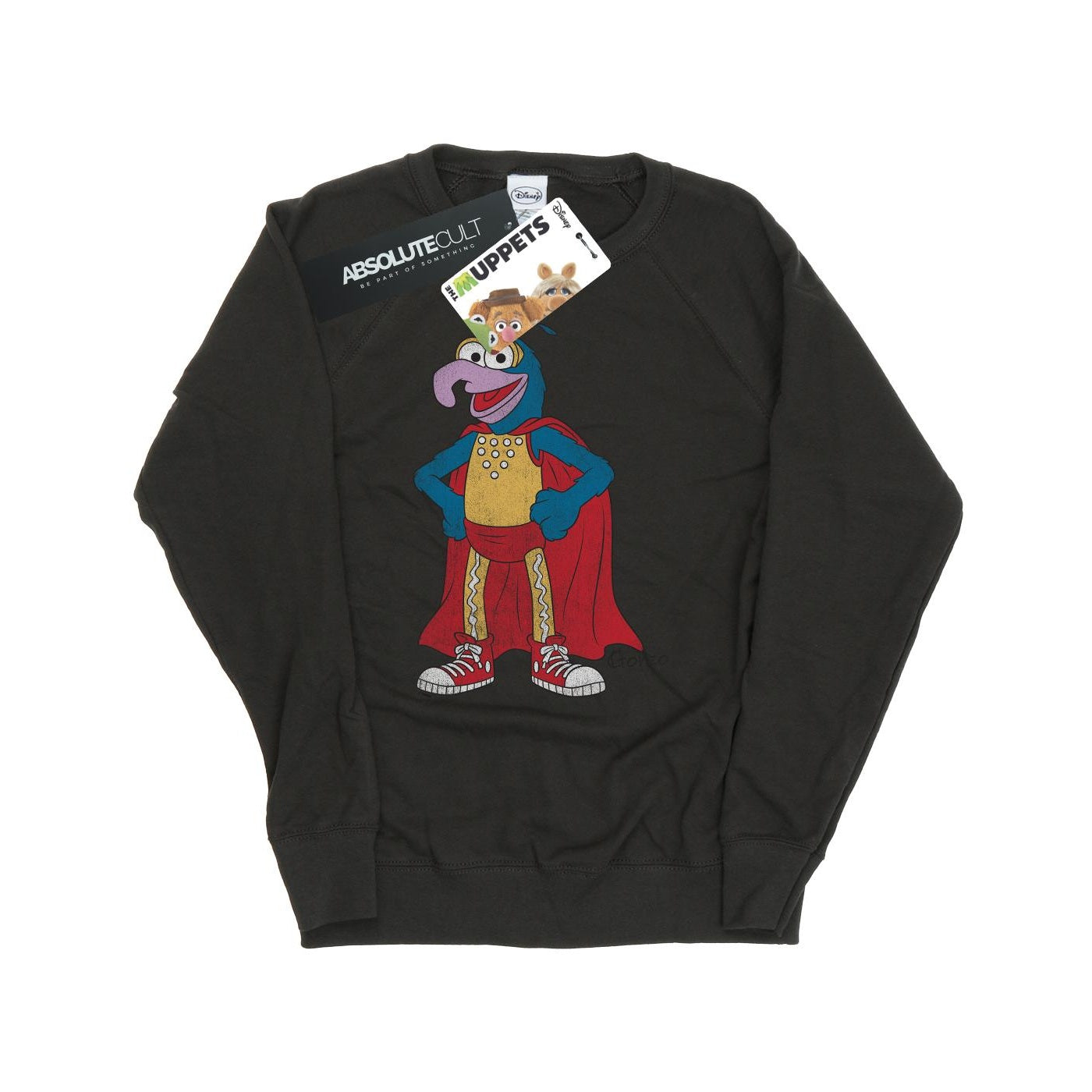 Light Graphite - Front - The Muppets Womens-Ladies Classic Gonzo Heather Sweatshirt