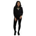 Black - Lifestyle - Harry Potter Womens-Ladies Hufflepuff Cotton Hoodie