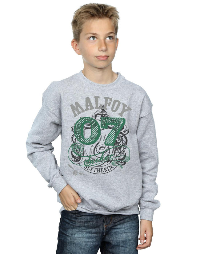 Harry Potter Slytherin Officially Licensed Sweatshirt - Heather Grey, XX-Large