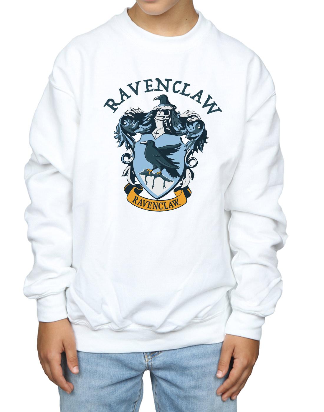 White - Side - Harry Potter Boys Ravenclaw Cotton Sweatshirt