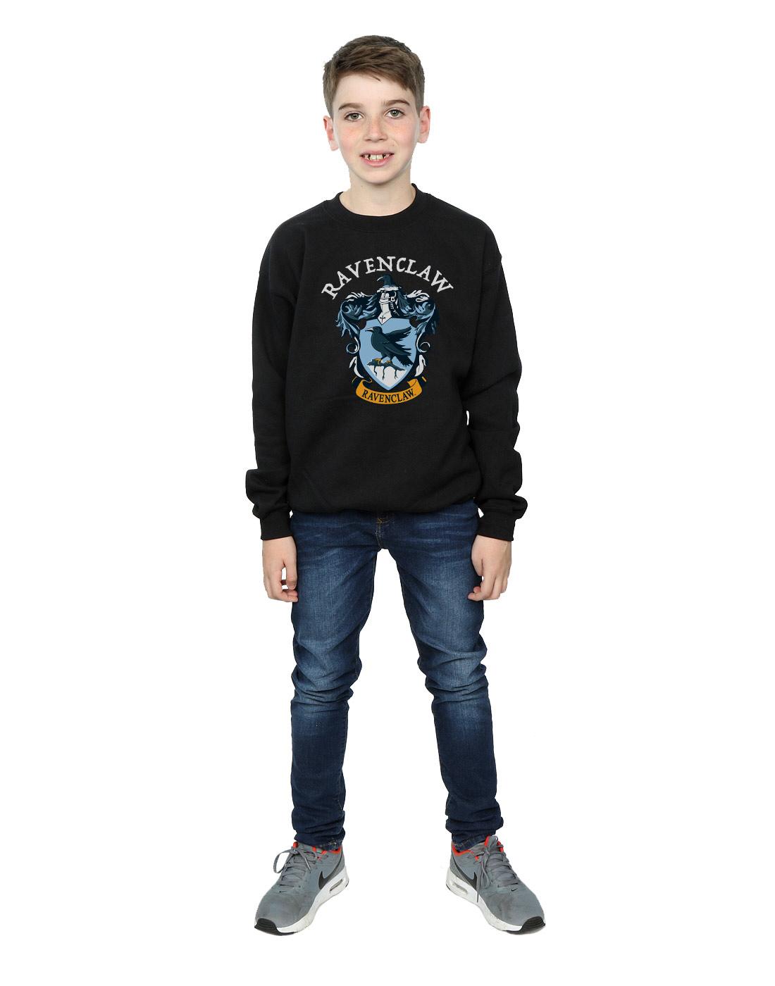 Black - Lifestyle - Harry Potter Boys Ravenclaw Cotton Sweatshirt