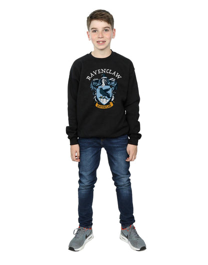 Black - Lifestyle - Harry Potter Boys Ravenclaw Cotton Sweatshirt