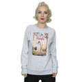 Heather Grey - Back - Bambi Womens-Ladies Poster Sweatshirt