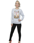 Heather Grey - Close up - Bambi Womens-Ladies Poster Sweatshirt