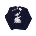 Navy Blue - Front - 101 Dalmatians Boys Chair Sweatshirt
