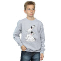 Sports Grey - Back - 101 Dalmatians Boys Chair Sweatshirt