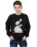 Black - Back - 101 Dalmatians Boys Chair Sweatshirt