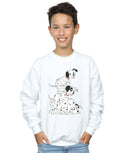 White - Back - 101 Dalmatians Boys Chair Sweatshirt