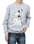 Sports Grey - Side - 101 Dalmatians Boys Chair Sweatshirt