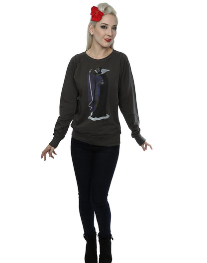 Light Graphite - Lifestyle - Snow White And The Seven Dwarfs Womens-Ladies Classic Evil Queen Heather Sweatshirt