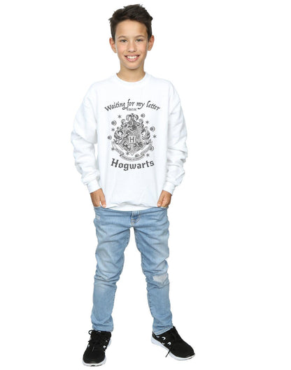 White - Lifestyle - Harry Potter Boys Hogwarts Waiting For My Letter Sweatshirt