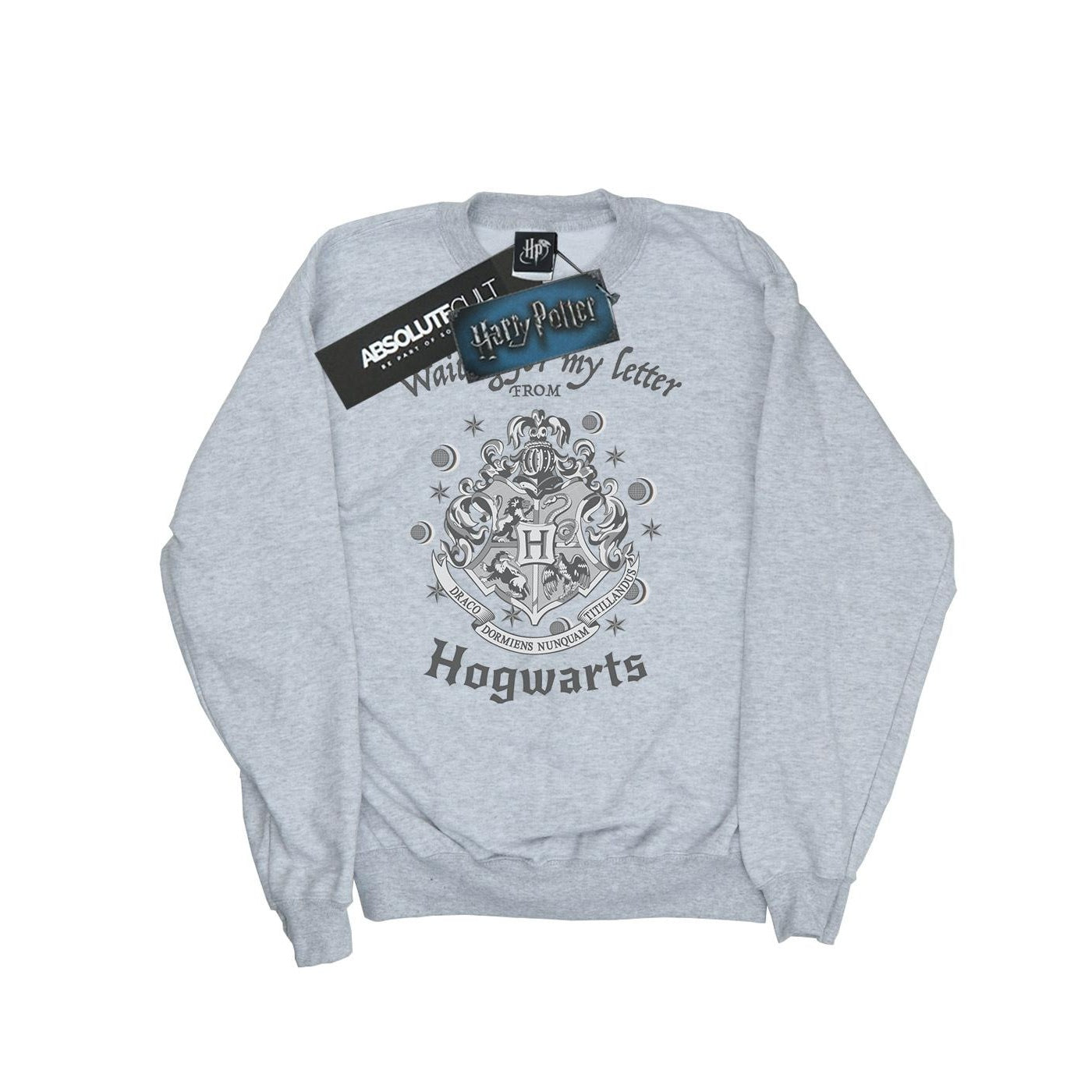 Sports Grey - Front - Harry Potter Boys Hogwarts Waiting For My Letter Sweatshirt