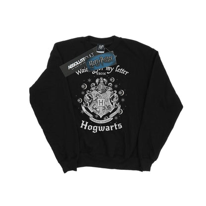 Black - Front - Harry Potter Boys Hogwarts Waiting For My Letter Sweatshirt