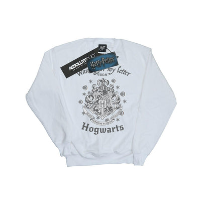 White - Front - Harry Potter Boys Hogwarts Waiting For My Letter Sweatshirt
