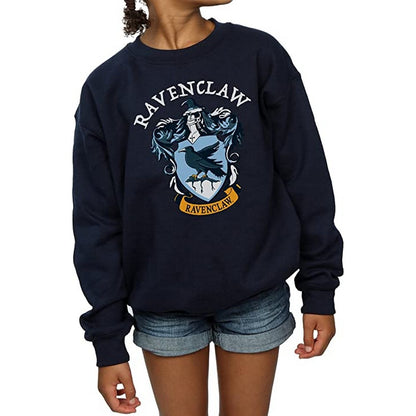 Navy Blue - Back - Harry Potter Girls Ravenclaw Sweatshirt