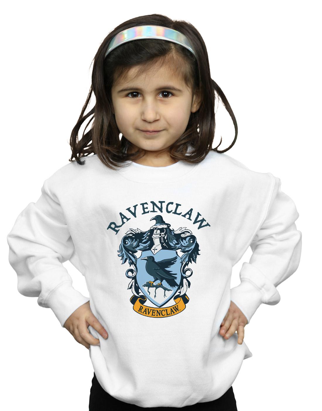 White - Back - Harry Potter Girls Ravenclaw Sweatshirt