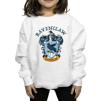 White - Side - Harry Potter Girls Ravenclaw Sweatshirt
