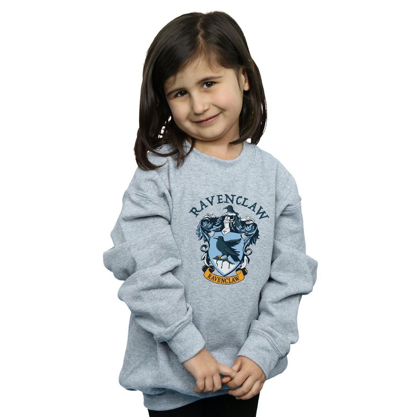 Sports Grey - Back - Harry Potter Girls Ravenclaw Sweatshirt