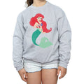 Sports Grey - Back - Disney Princess Girls Classic Ariel Sweatshirt